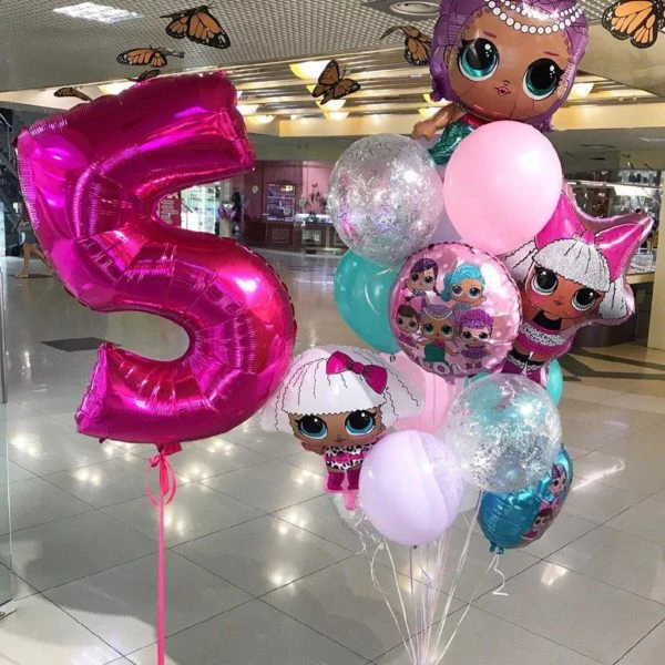 Шары на День Рождения девочке 5 лет