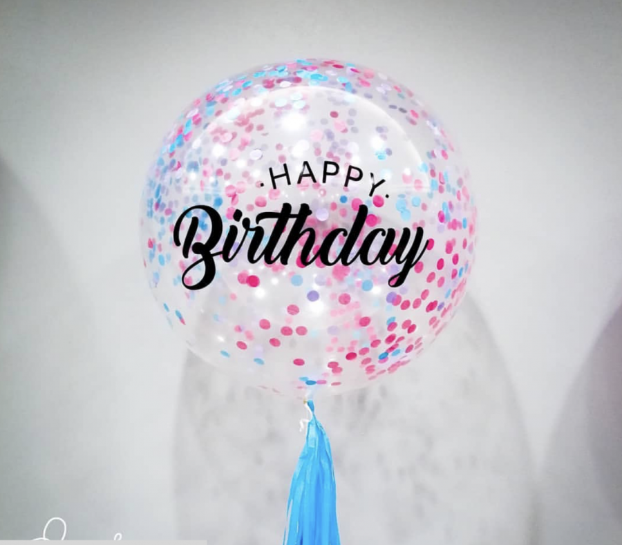 Большой шар с конфетти