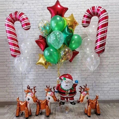 Готовое решение «Дед Мороз и олени»